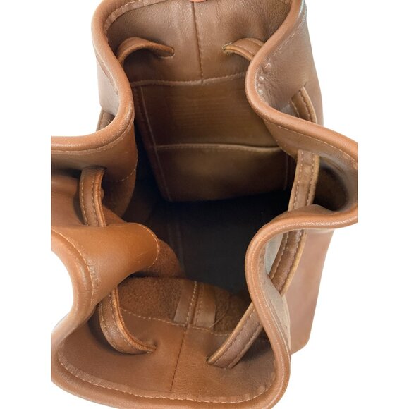 Vintage Coach Legacy Brown Leather Bucket Bag 9165 Adjustable Strap RA10074 - Picture 12 of 16